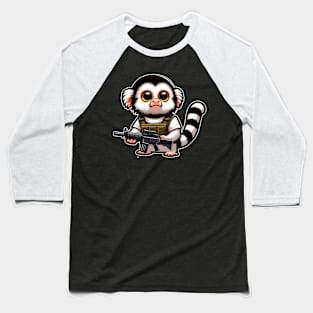 Tactical Marmoset Monkey Baseball T-Shirt